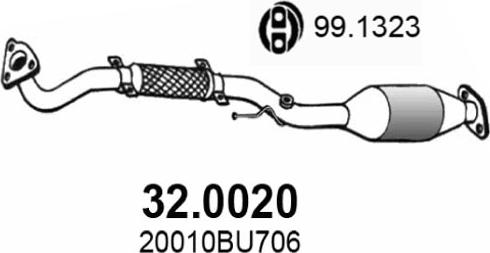 ASSO 32.0020 - Катализатор autosila-amz.com