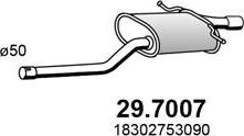 ASSO 29.7007 - Глушитель выхлопных газов, конечный autosila-amz.com