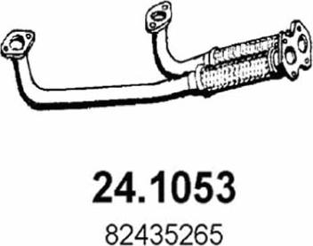 ASSO 24.1053 - Труба выхлопного газа autosila-amz.com