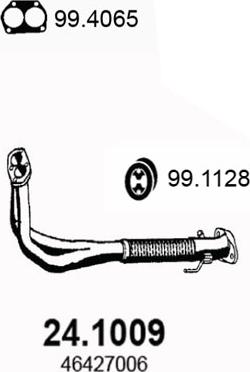ASSO 24.1009 - Труба выхлопного газа autosila-amz.com