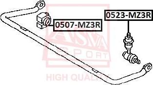 ASVA 0523-MZ3R - Тяга / стойка, стабилизатор autosila-amz.com