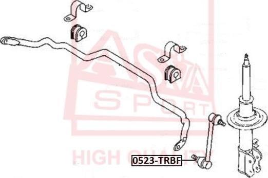 ASVA 0523-TRBF - Тяга / стойка, стабилизатор autosila-amz.com