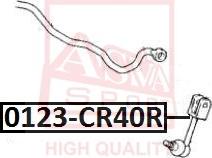 ASVA 0123-CR40R - Тяга / стойка, стабилизатор autosila-amz.com