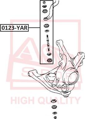 ASVA 0123-YAR - Тяга / стойка, стабилизатор autosila-amz.com