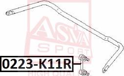ASVA 0223-K11R - Тяга / стойка, стабилизатор autosila-amz.com