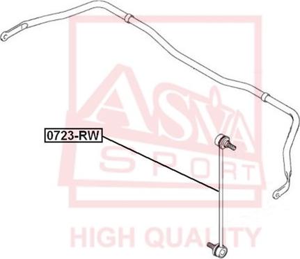 ASVA 0723-RW - Тяга / стойка, стабилизатор autosila-amz.com