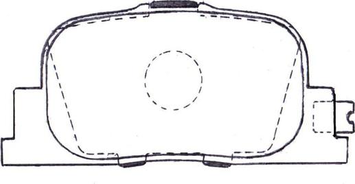 ASVA AKD-0510 - Тормозные колодки, дисковые, комплект autosila-amz.com