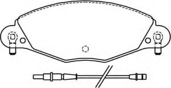 ASVA AKD-0184 - Тормозные колодки, дисковые, комплект autosila-amz.com