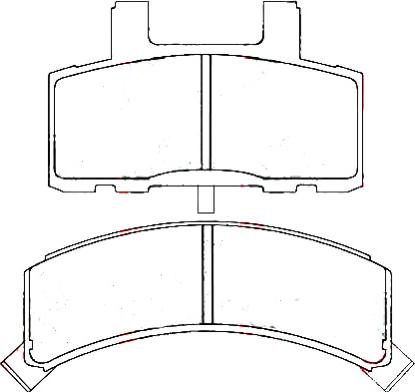 Remsa D3697259 - Тормозные колодки, дисковые, комплект autosila-amz.com