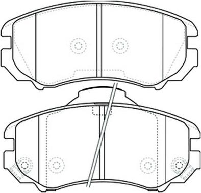 ASVA AKD-0377 - Тормозные колодки, дисковые, комплект autosila-amz.com