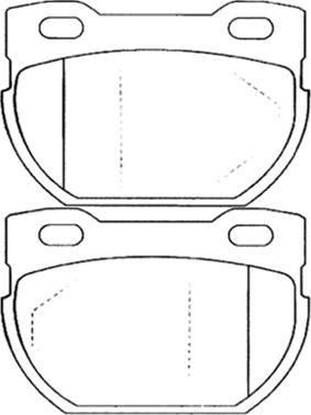 Spidan 32874 - Тормозные колодки, дисковые, комплект autosila-amz.com