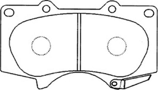 ASVA AKD-1482 - Тормозные колодки, дисковые, комплект autosila-amz.com