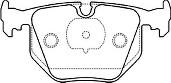 ASVA AKD-1045 - Тормозные колодки, дисковые, комплект autosila-amz.com