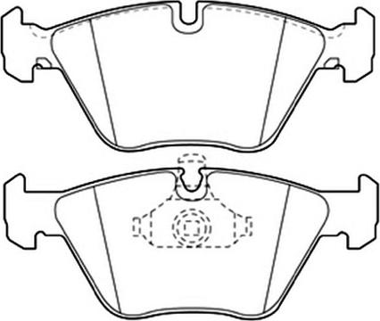 ASVA AKD-1061 - Тормозные колодки, дисковые, комплект autosila-amz.com