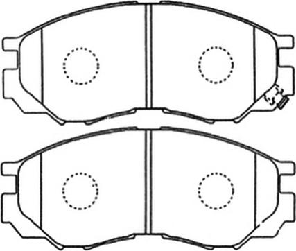 Jurid 572419D - Тормозные колодки, дисковые, комплект autosila-amz.com