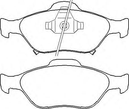 ASVA AKD-1839 - Тормозные колодки, дисковые, комплект autosila-amz.com