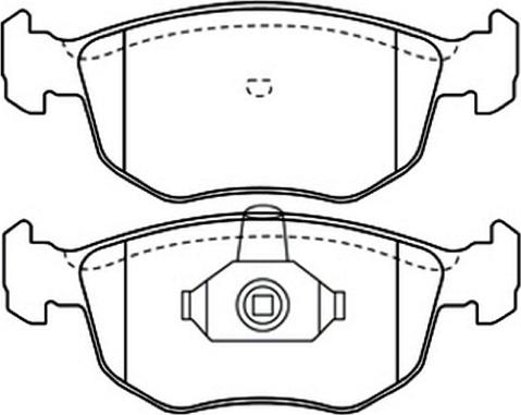 Valeo 551737 - Тормозные колодки, дисковые, комплект autosila-amz.com