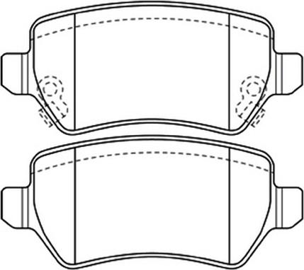 Vemo 581012SA30 - Тормозные колодки, дисковые, комплект autosila-amz.com