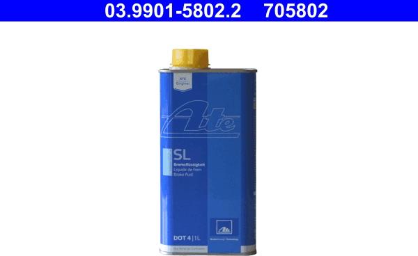 ATE 03.9901-5802.2 - Тормозная жидкость autosila-amz.com