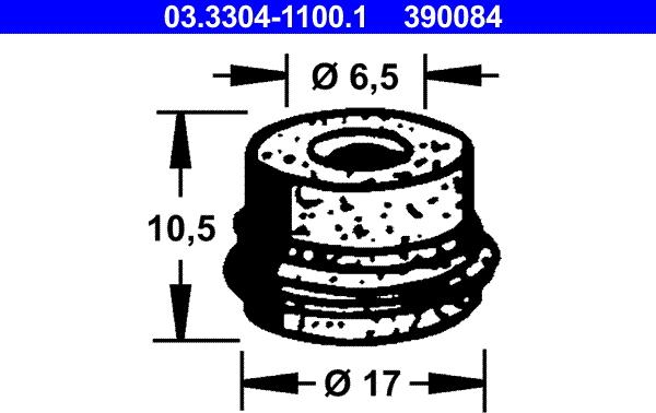 ATE 03.3304-1100.1 - Пробка, бачок тормозной жидкости autosila-amz.com