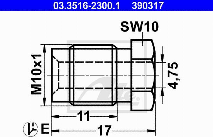 ATE 11.9571-9954.2 - Тормозной суппорт autosila-amz.com