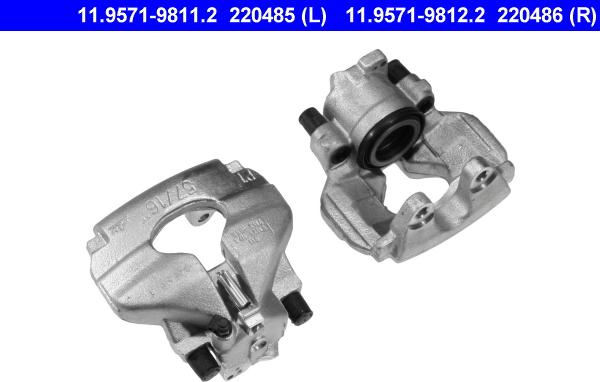 ATE 11.9571-9811.2 - Тормозной суппорт autosila-amz.com