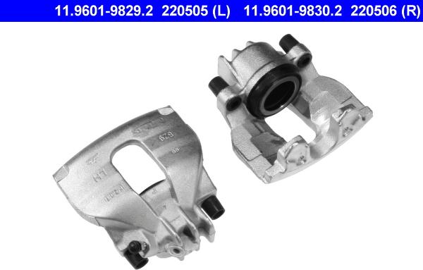 ATE 11.9601-9829.2 - Тормозной суппорт autosila-amz.com