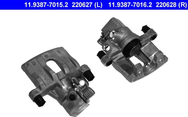 ATE 11.9387-7015.2 - Тормозной суппорт autosila-amz.com