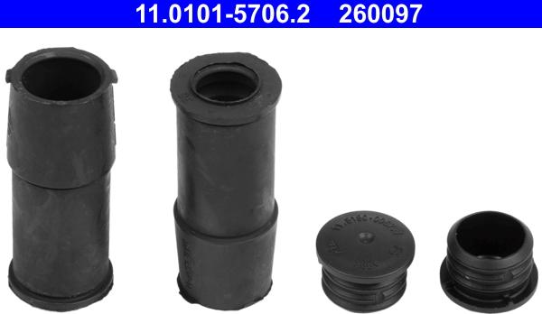 ATE 11.0101-5706.2 - Комплект направляющей гильзы, тормозной поршень autosila-amz.com