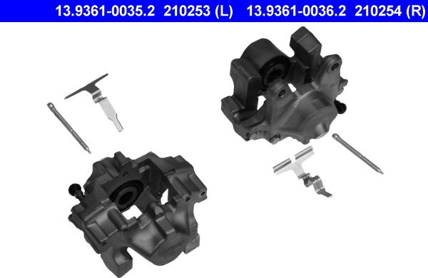 ATE 13.9361-0036.2 - Тормозной суппорт autosila-amz.com