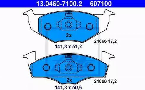 Alpha Brakes HKP-VW-034 - Тормозные колодки, дисковые, комплект autosila-amz.com