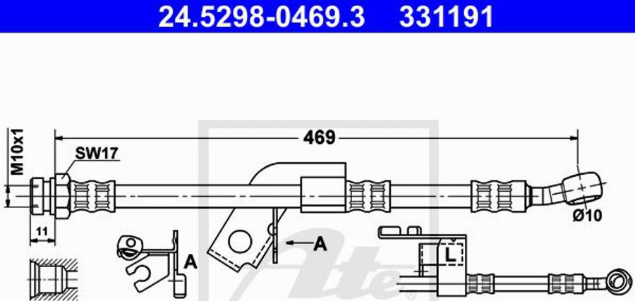 ATE 24.6241-1703.7 - Тормозной суппорт autosila-amz.com