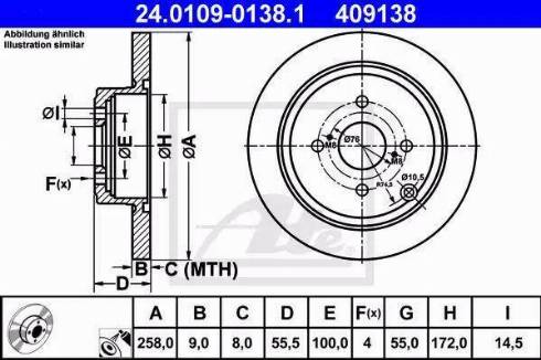 Alpha Brakes HTT-TY-042 - Тормозной диск autosila-amz.com