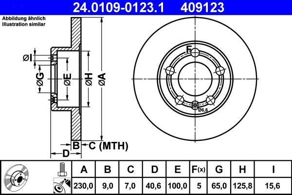 ATE 24.0109-0123.1 - Тормозной диск autosila-amz.com