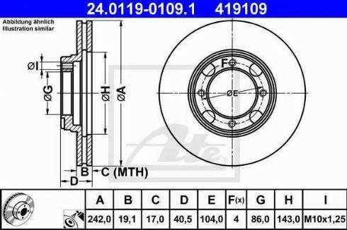 Alpha Brakes HTP-HY-500 - Тормозной диск autosila-amz.com