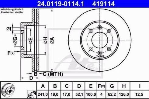 Alpha Brakes HTP-HY-508 - Тормозной диск autosila-amz.com