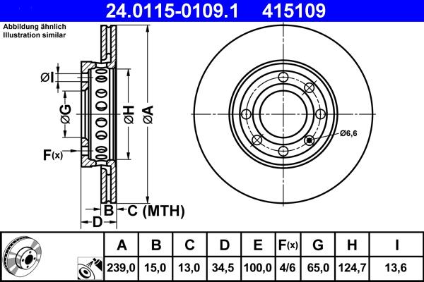 ATE 24.0115-0109.1 - Тормозной диск autosila-amz.com