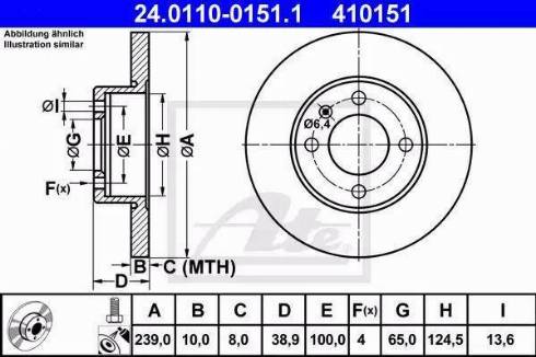 Alpha Brakes HTP-VW-010 - Тормозной диск autosila-amz.com