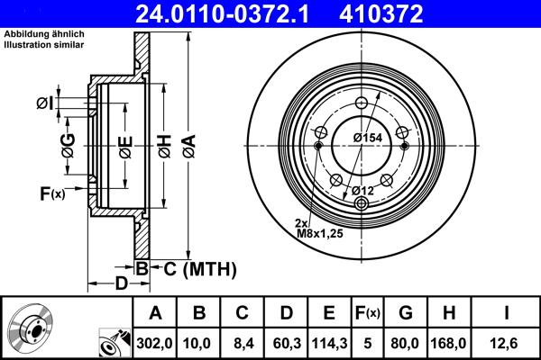 ATE 24.0110-0372.1 - Тормозной диск autosila-amz.com
