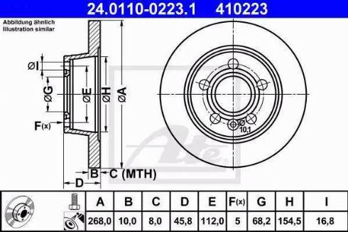 Alpha Brakes HTT-VW-005 - Тормозной диск autosila-amz.com