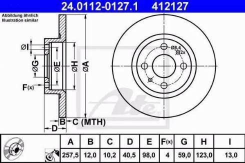 Alpha Brakes HTP-FT-004 - Тормозной диск autosila-amz.com