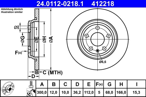 ATE 24.0112-0218.1 - Тормозной диск autosila-amz.com