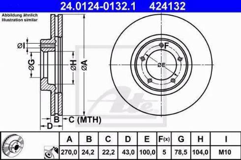 Alpha Brakes HTP-FR-027 - Тормозной диск autosila-amz.com