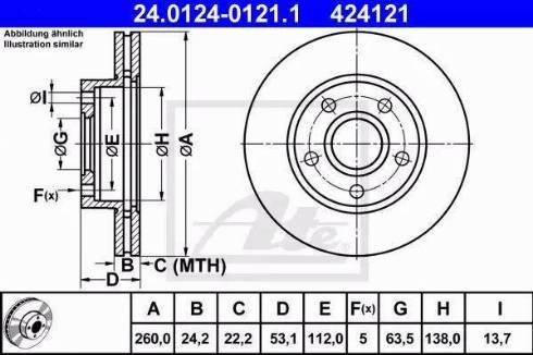 Alpha Brakes HTP-FR-021 - Тормозной диск autosila-amz.com