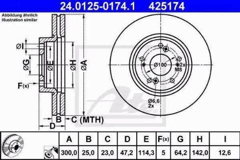 Alpha Brakes HTP-HD-047 - Тормозной диск autosila-amz.com