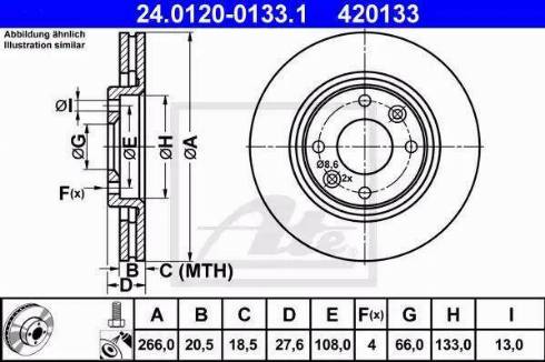 Alpha Brakes HTP-CT-006 - Тормозной диск autosila-amz.com