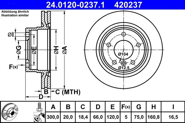 ATE 24.0120-0237.1 - Тормозной диск autosila-amz.com