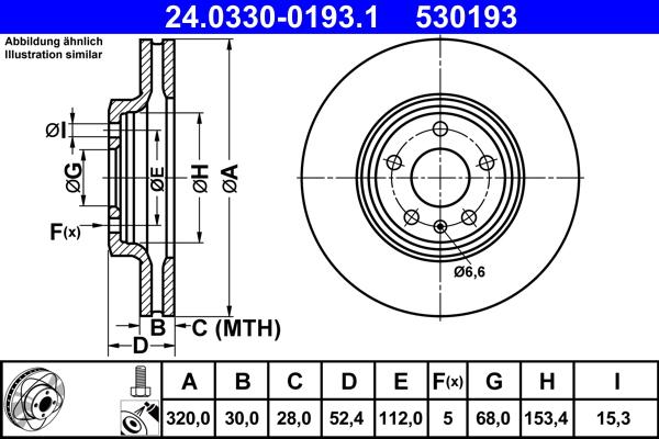 ATE 24.0330-0193.1 - Тормозной диск autosila-amz.com