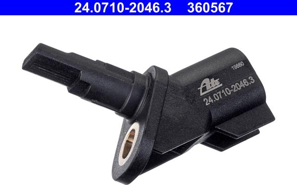 ATE 24.0710-2046.3 - Датчик ABS, частота вращения колеса autosila-amz.com