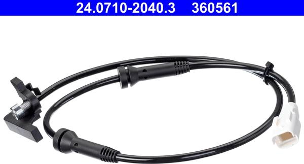 ATE 24.0710-2040.3 - Датчик ABS, частота вращения колеса autosila-amz.com
